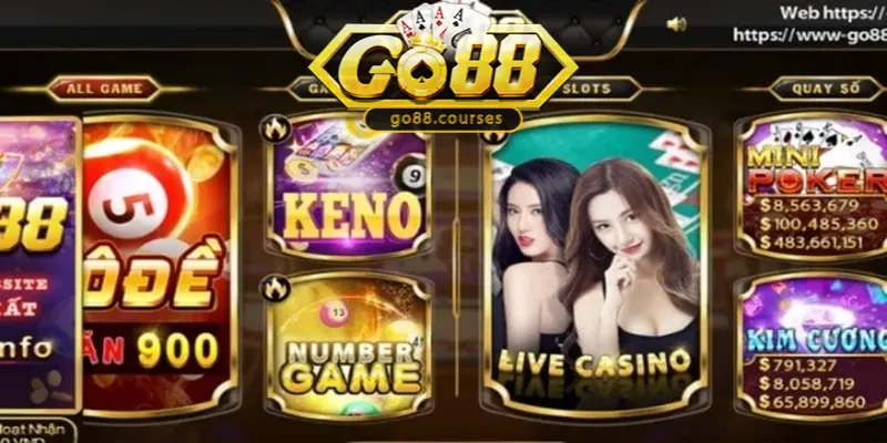Go88 thiên đường cờ bạc rất hợp lý khi chơi online